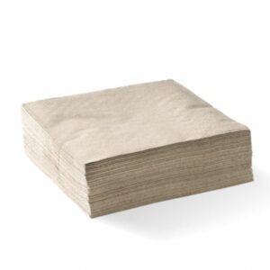 1/4 Fold Fold Natural Lunch Napkin 1 Ply