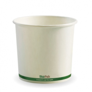 24oz Paper Bowl - White