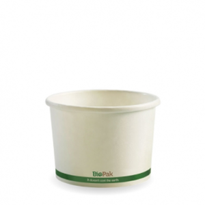 8oz Paper Bowl - White
