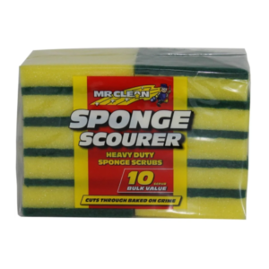 Mr Clean Sponge Scourer - 10 Pack