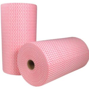 Heavy Duty Wipes on a Roll - Red