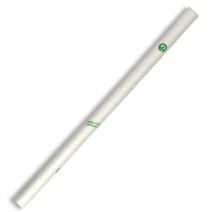 Paper Jumbo Straw - White