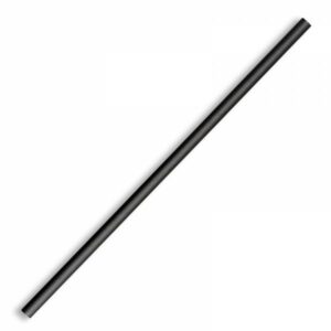 Paper Regular Straw - Black