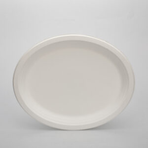 9" Inch Sugarcane Oval Plate