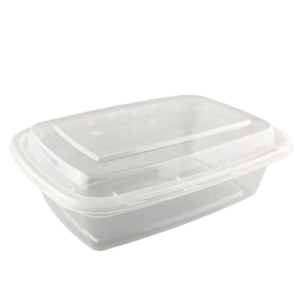 980ml Rectangular Takeaway Container with Dome Lid