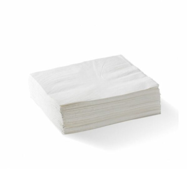 1/4 Fold White Lunch Napkin 2 Ply