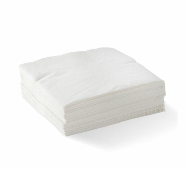 1/4 Fold White Dinner Napkin 2 Ply