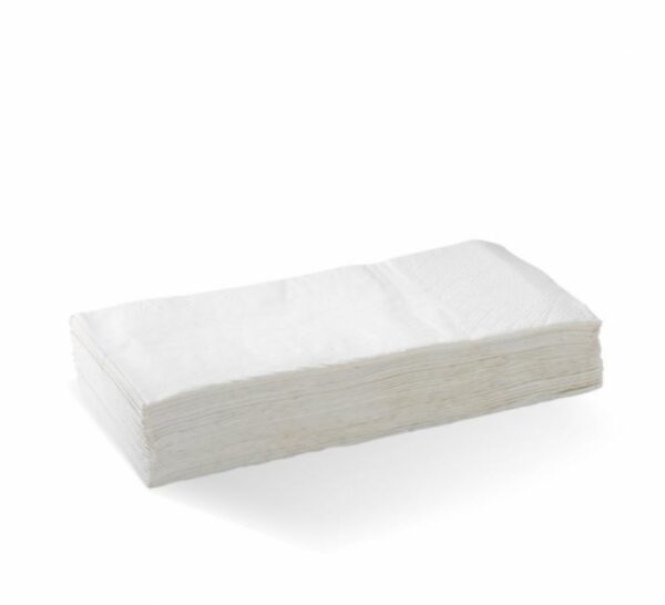 1/8 Fold White Dinner Napkin 2 Ply