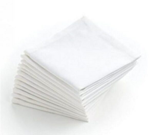 2 Ply White Cocktail Napkin - Image 2