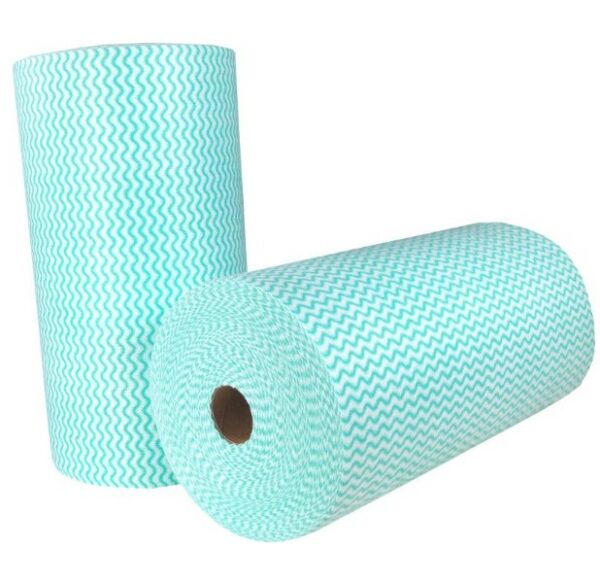 Heavy Duty Wipes on a Roll - Green