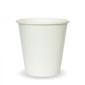 6oz White Single Wall Cup