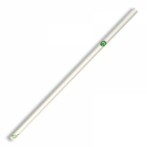 Paper Regular Straw - White