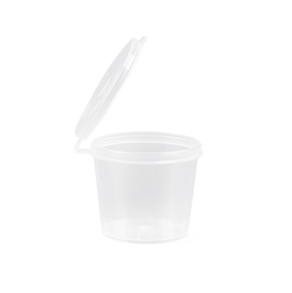 1oz Sauce Container with Hinged Lid
