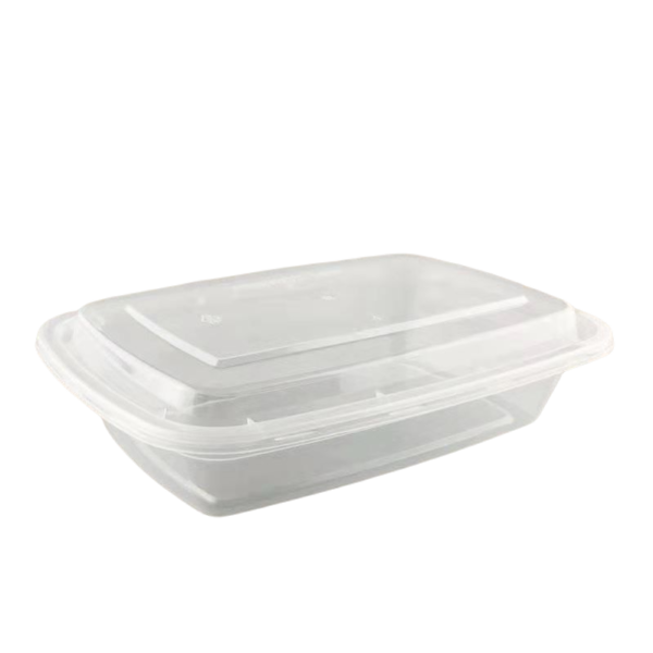 750ml Rectangular Takeaway Container with Dome Lid